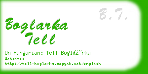 boglarka tell business card